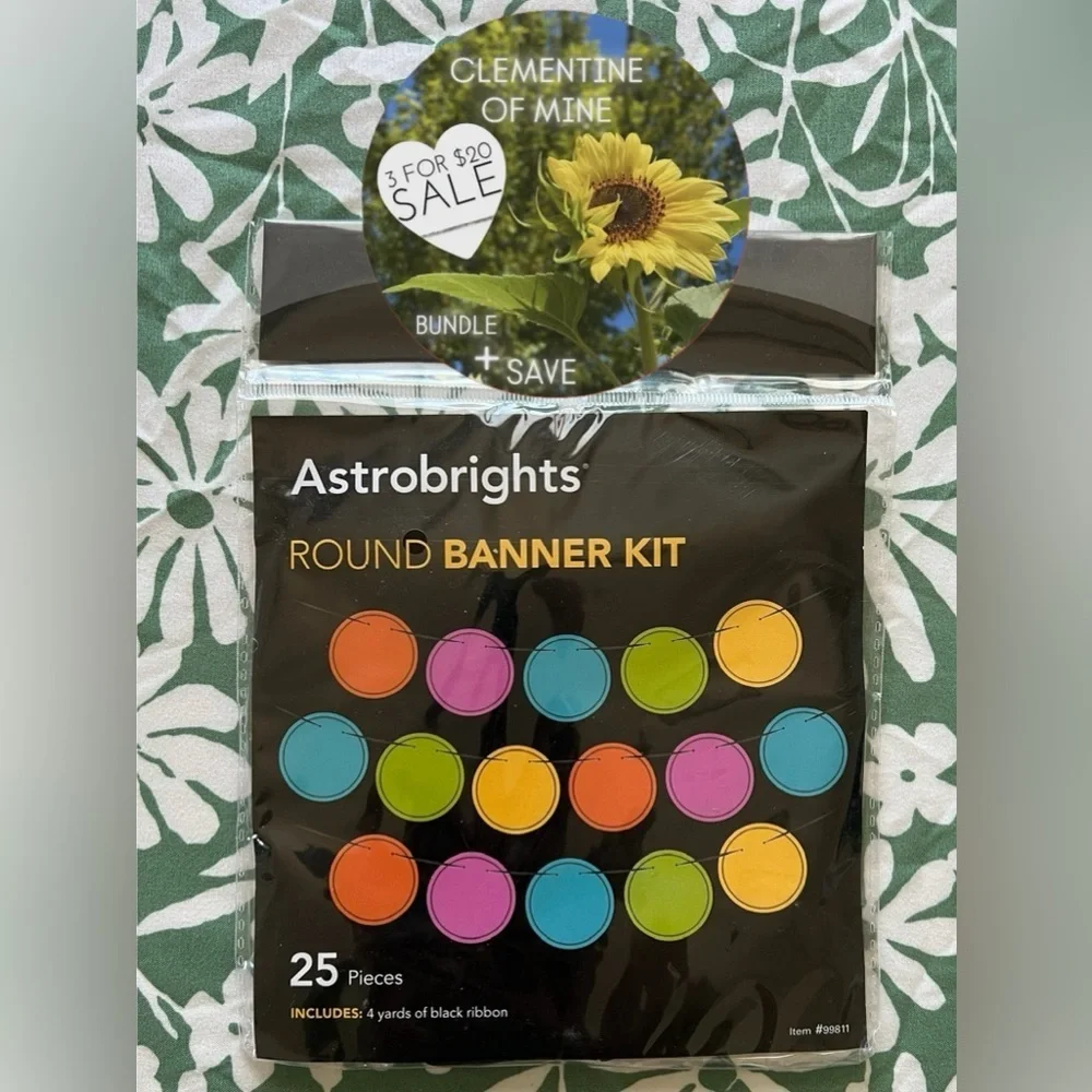 Colorful Round Banner Kit - Multicolor